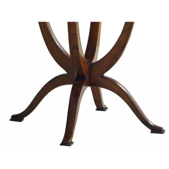 nabytok salon vila kastiel hnedy klasicky art deco lampovy stojan okruhly stol jedalensky stol stojan na kvety centralny stojan elegantny luxus masivne drevo.jpg